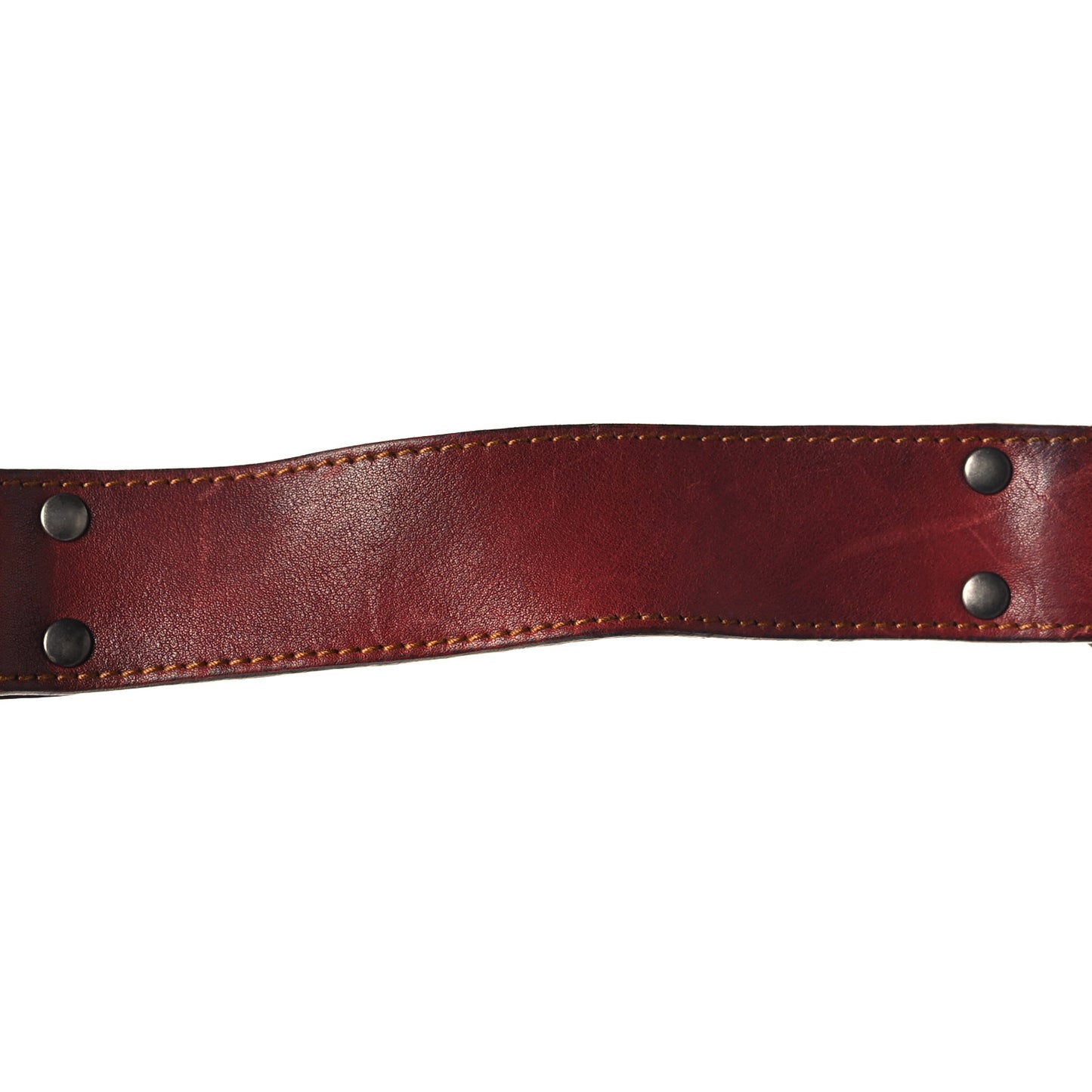 Calfskin Medium Gaucho Double Saddle Bag Red