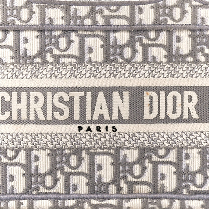 Christian Dior Oblique Mini Book Tote Grey Multicolor 7 of 9