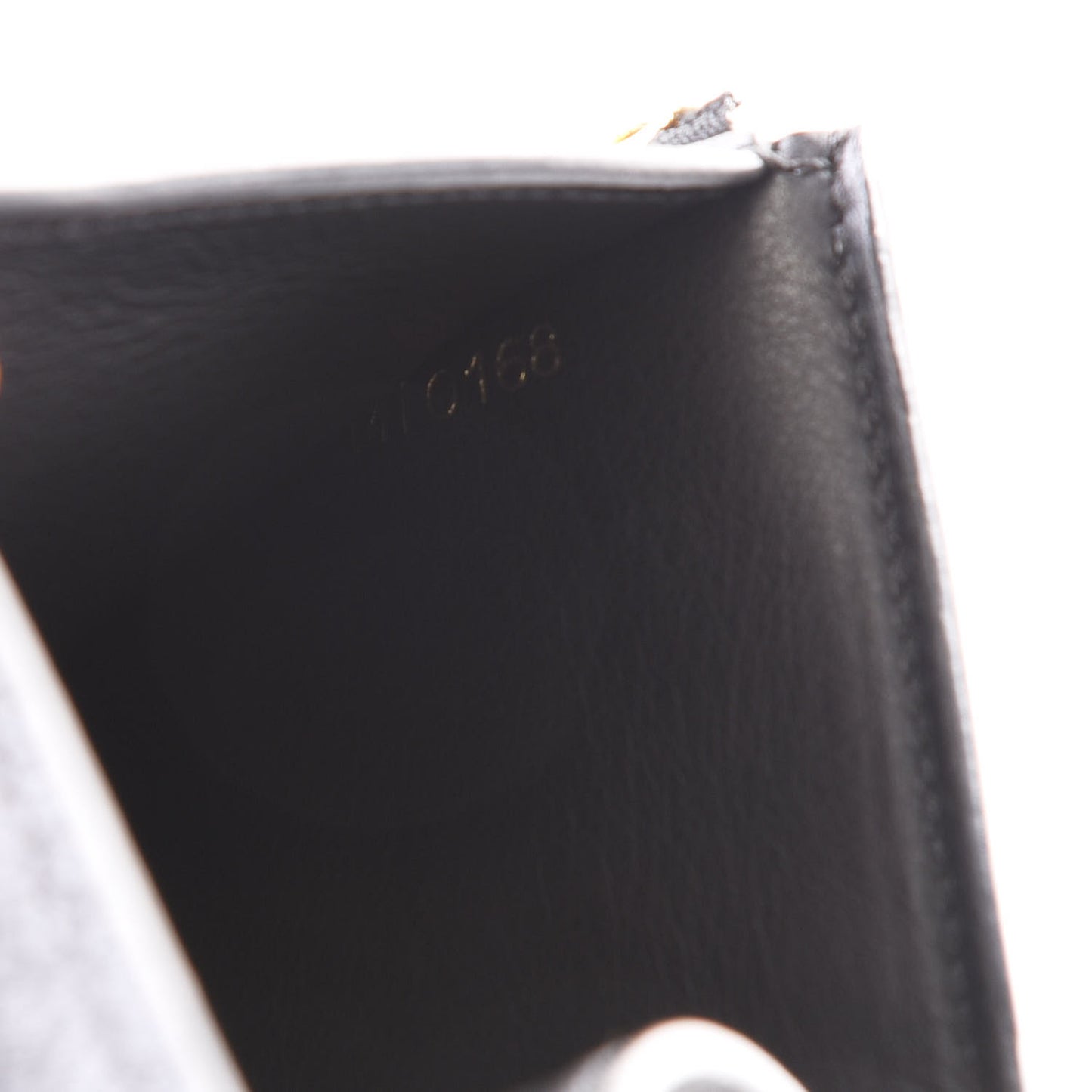 Taurillon Capucines Studded Compact Wallet Black