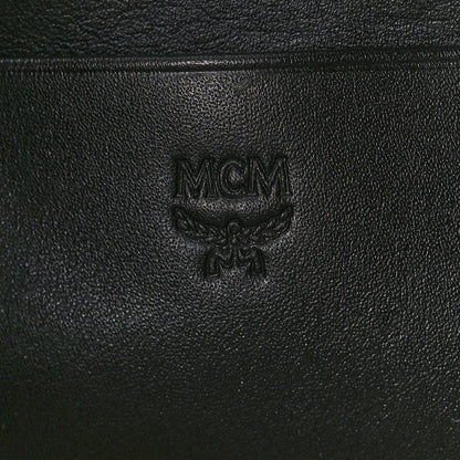 MCM Vintage Jacquard Monogram Mini Tracy Crossbody Black 6 of 11