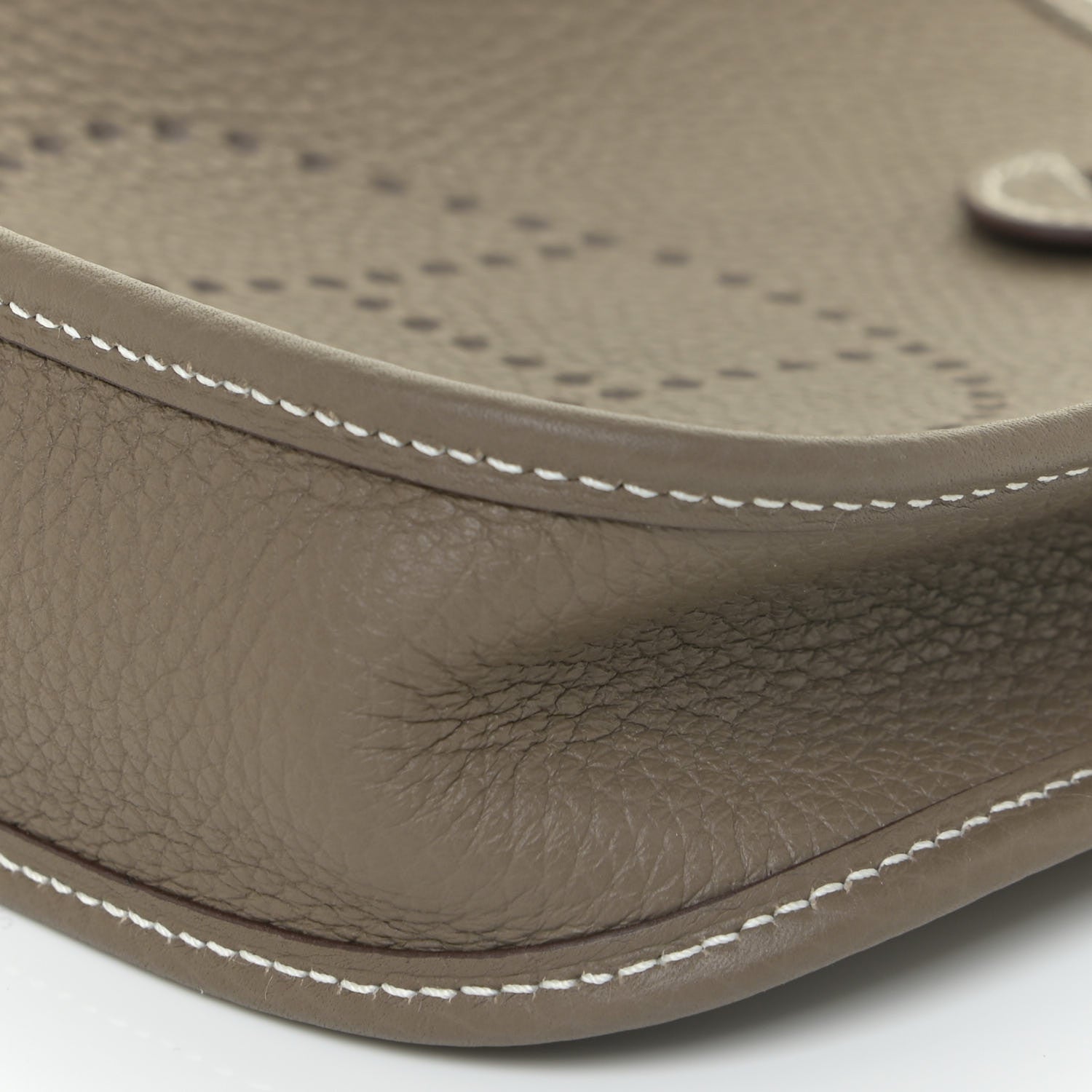 Hermes Taurillon Clemence Amazone Evelyne TPM Etoupe Bleu Indigo 9 of 11