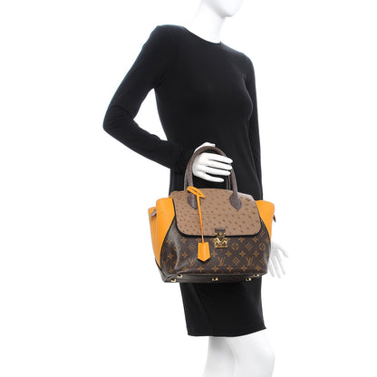 Louis Vuitton Monogram Ostrich Python Majestueux PM Yellow 2 of 7