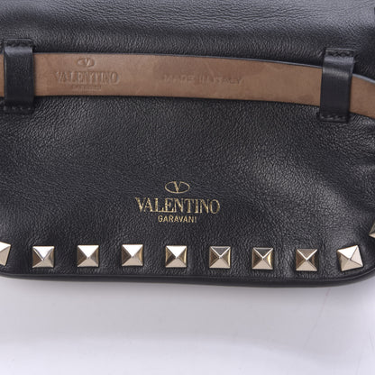 Valentino Garavani Calfskin Rockstud Belt Bag Black 12 of 18