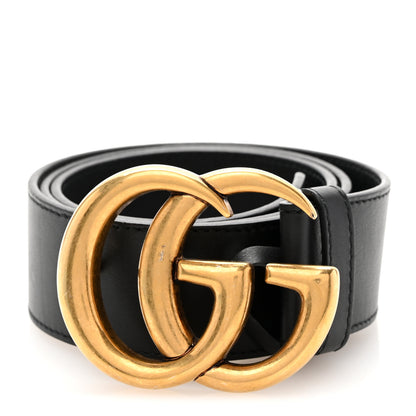 Gucci Calfskin Double G 40mm Belt 75 30 Black 1 of 7