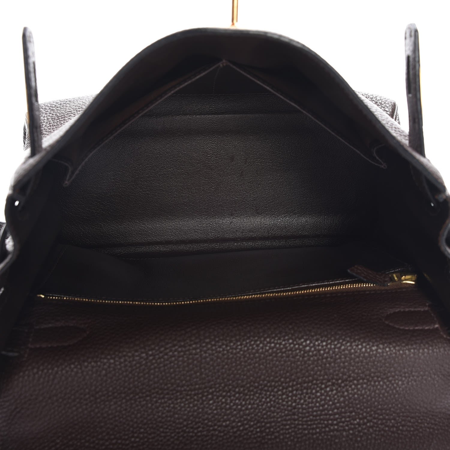 Hermes Togo Kelly Retourne 28 Chocolate 9 of 32