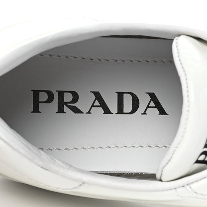 Prada Calfskin Logo Sneakers 36 White 7 of 9
