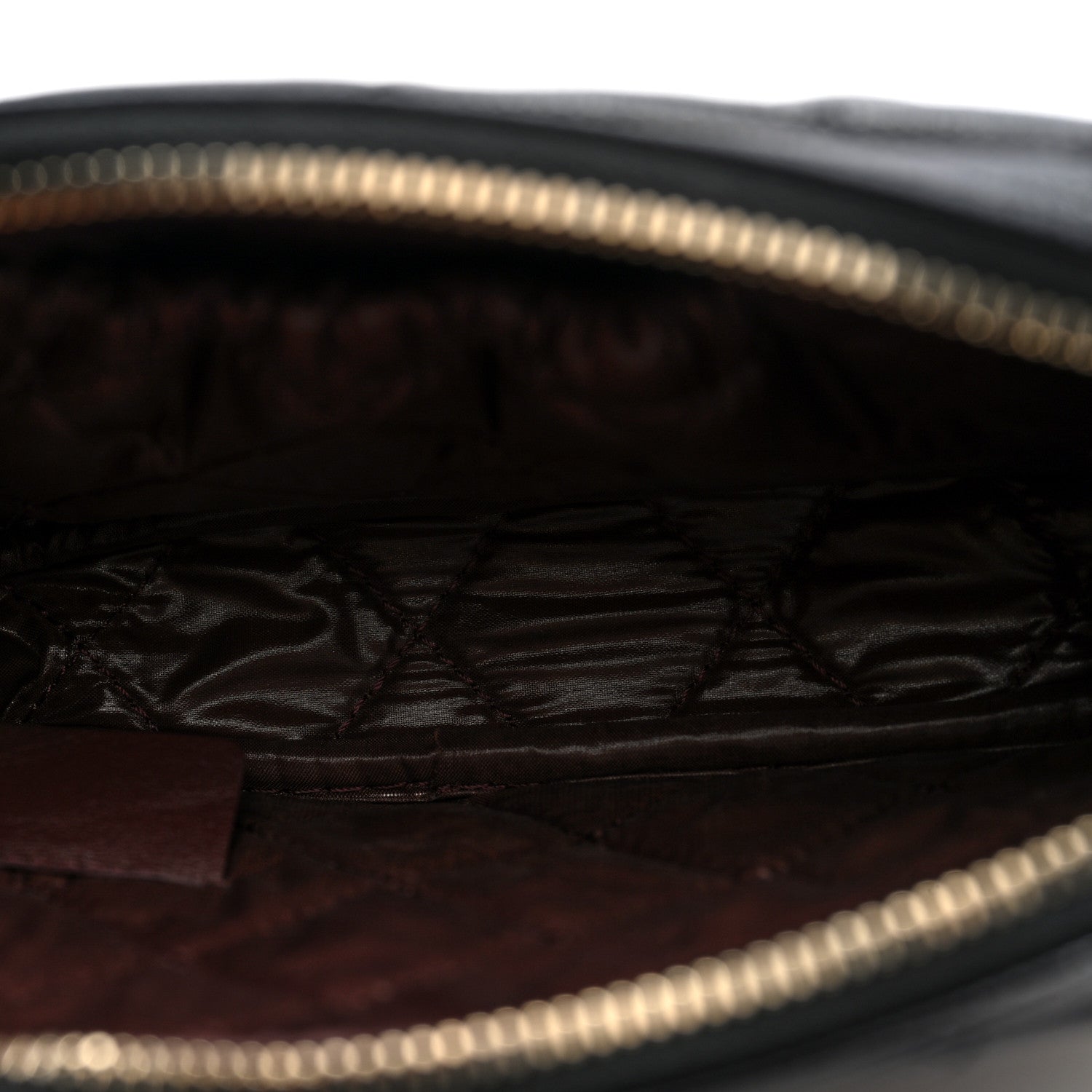 Chanel Caviar Quilted Small Curvy Pouch Cosmetic Case Black 5 of 8