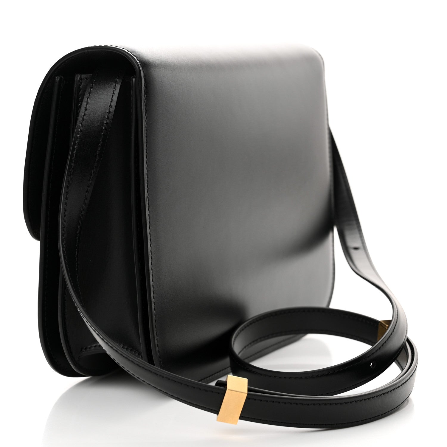 Celine Box Calfskin Medium Classic Box Flap Bag Black 3 of 11