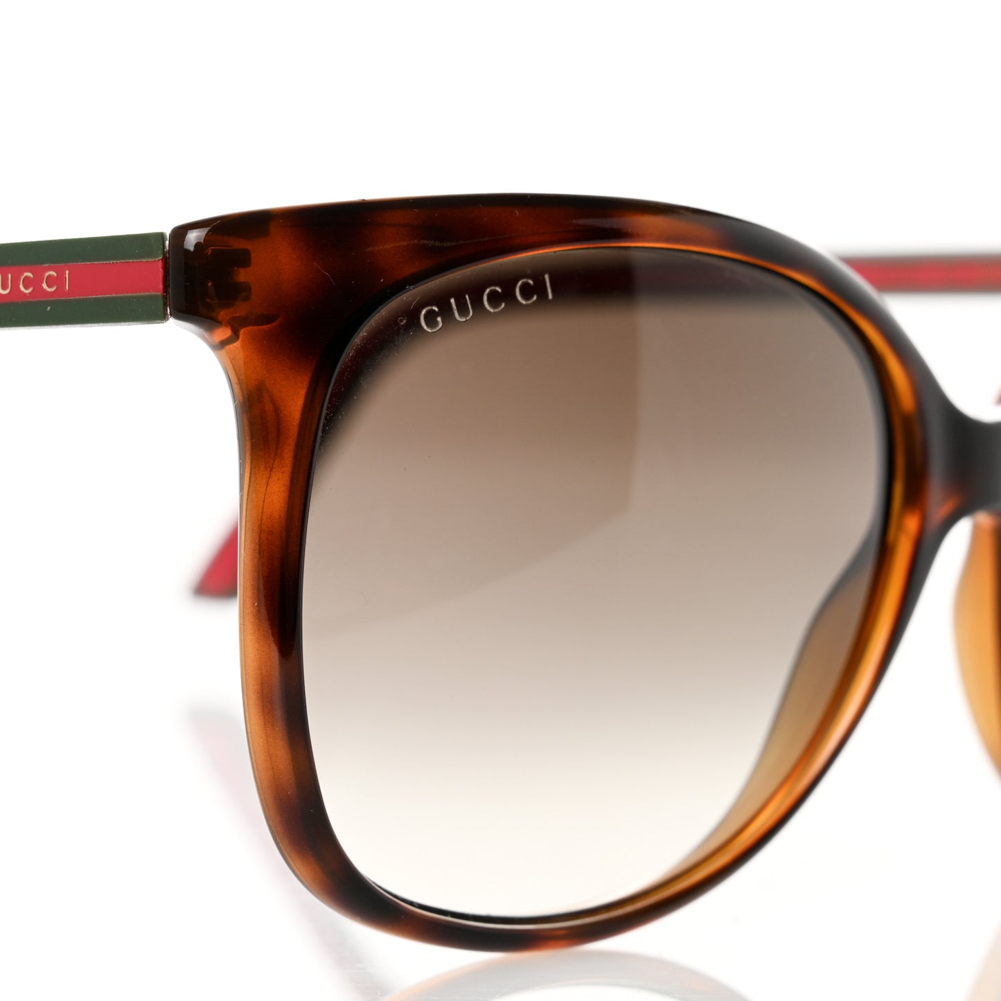 56mm Oversized Web Sunglasses GG0508S Tortoise