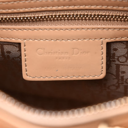 Christian Dior Patent Cannage Large Lady Dior Dark Beige 9 of 15