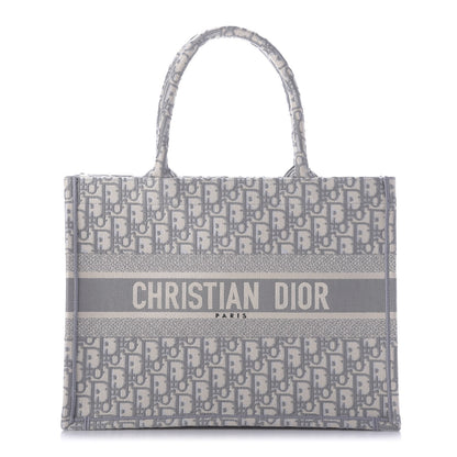 Christian Dior Oblique Medium Book Tote Grey 1 of 10