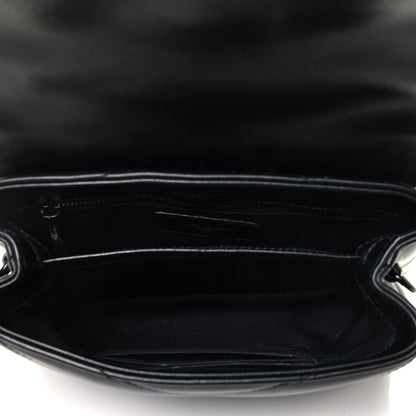 Saint Laurent Calfskin Y Quilted Monogram Toy Loulou Crossbody Bag Black 4 of 4