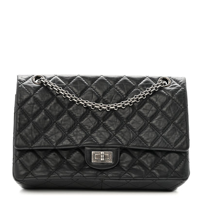 Chanel Aged Calfskin Quilted 2.55 Reissue 226 Flap Black 1 of 12