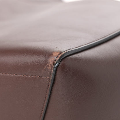 Celine Natural Calfskin Sangle Bucket Bag Dark Brown 10 of 24