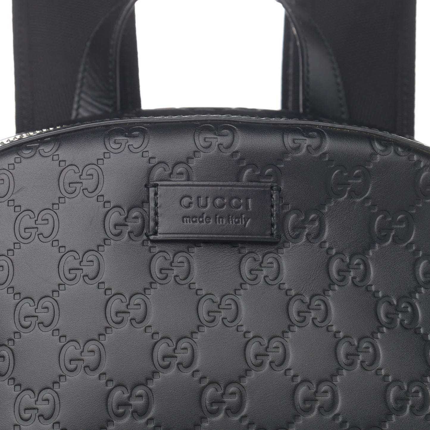 Guccissima Signature Day Backpack Black