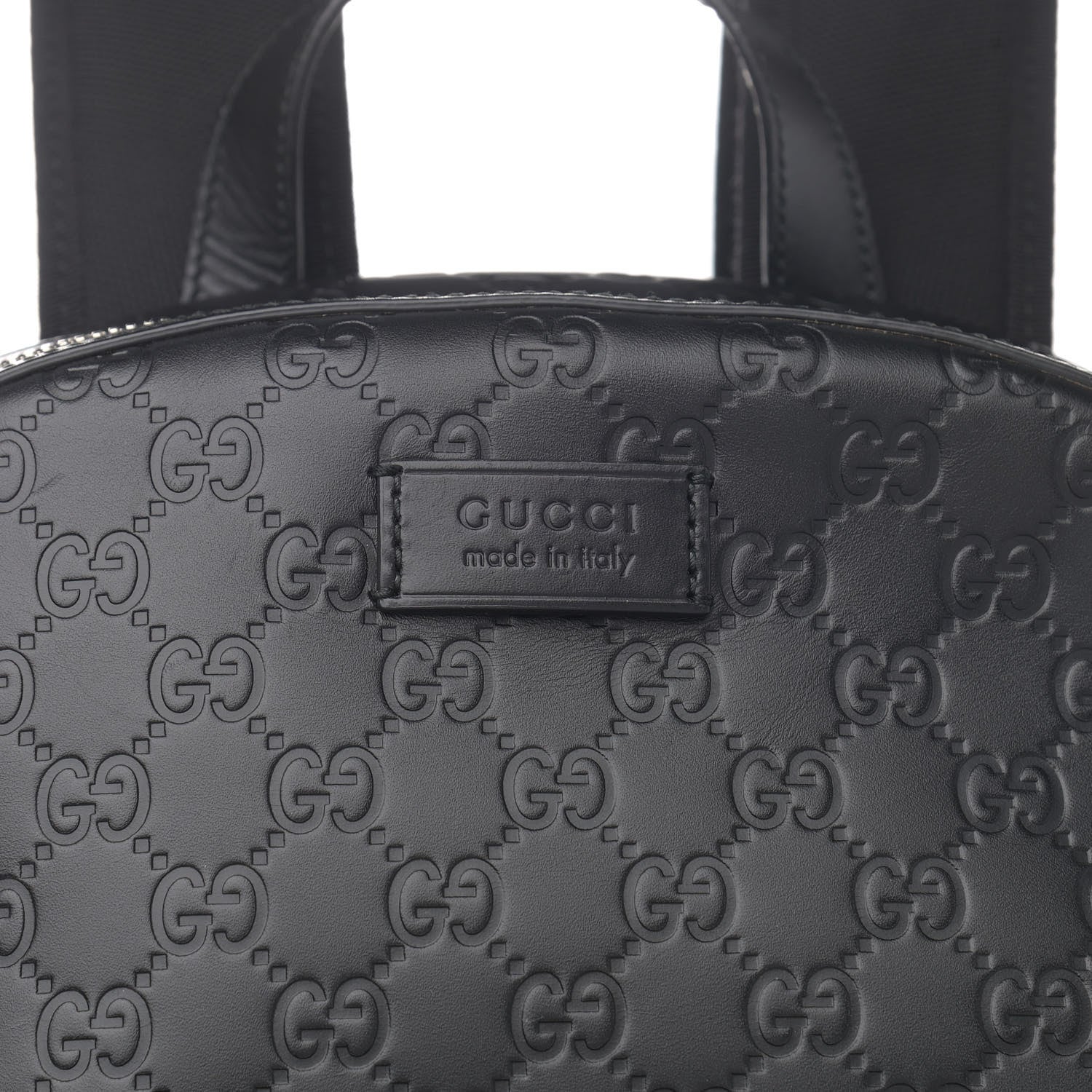 Gucci Guccissima Signature Day Backpack Black 8 of 10
