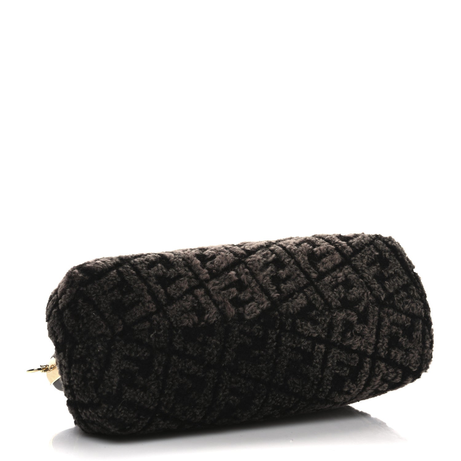 Fendi Shearling Shiny Nappa FF Midi Fendi First Real Ebano 4 of 13