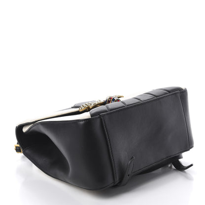 Gucci Calfskin Bamboo Trapuntata Queen Margaret Backpack Mystic White Black 3 of 9