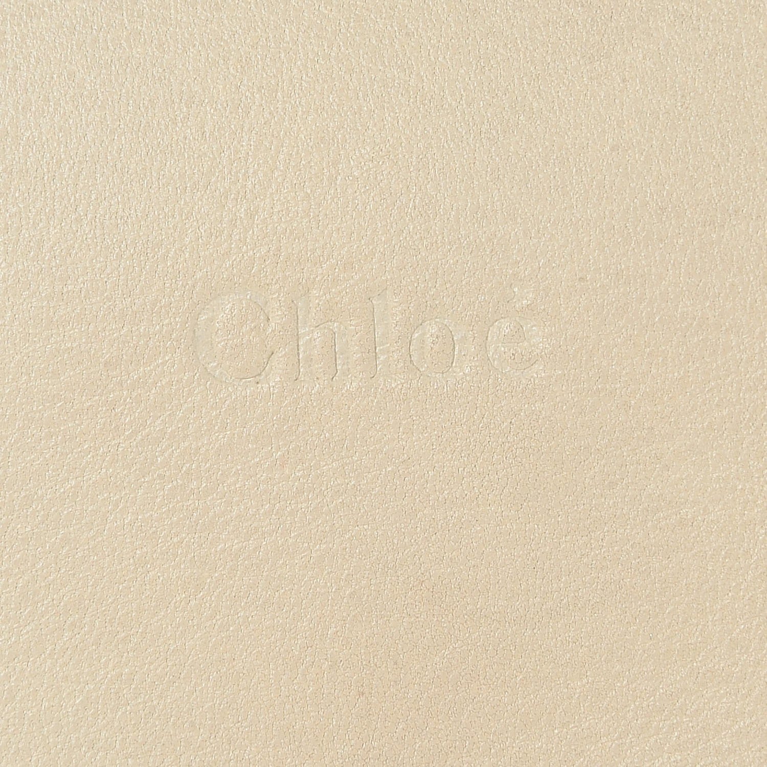 Chloe Calfskin Studded Mini Hudson Shoulder Bag Abstract White 7 of 7