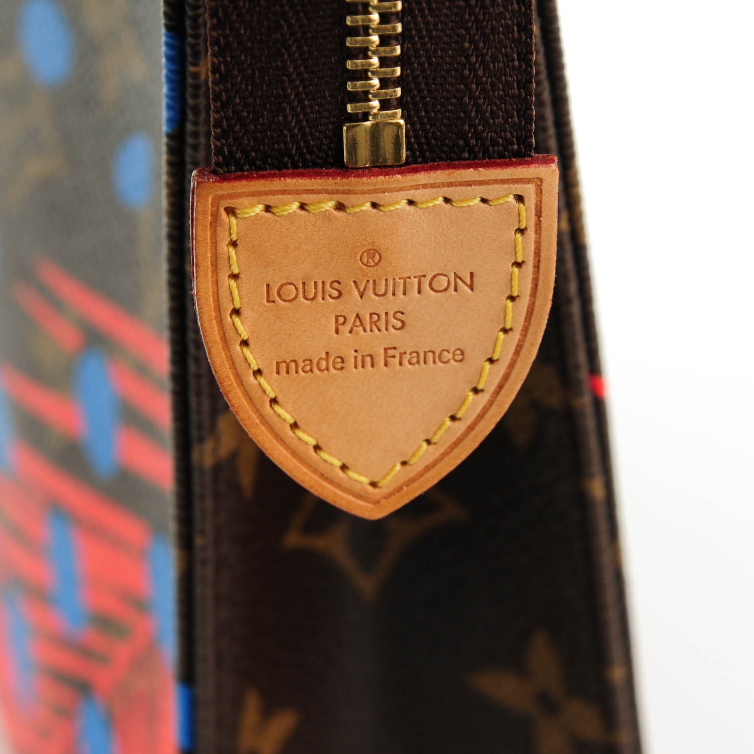 Louis Vuitton Monogram Jungle Dots Toiletry Pouch 26 Coquelicot Denim 6 of 7