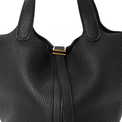 Hermes Taurillon Clemence Picotin Lock 18 PM Black 8 of 10