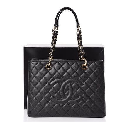 Chanel Caviar Quilted Grand Shopping Tote GST Black 11 of 11