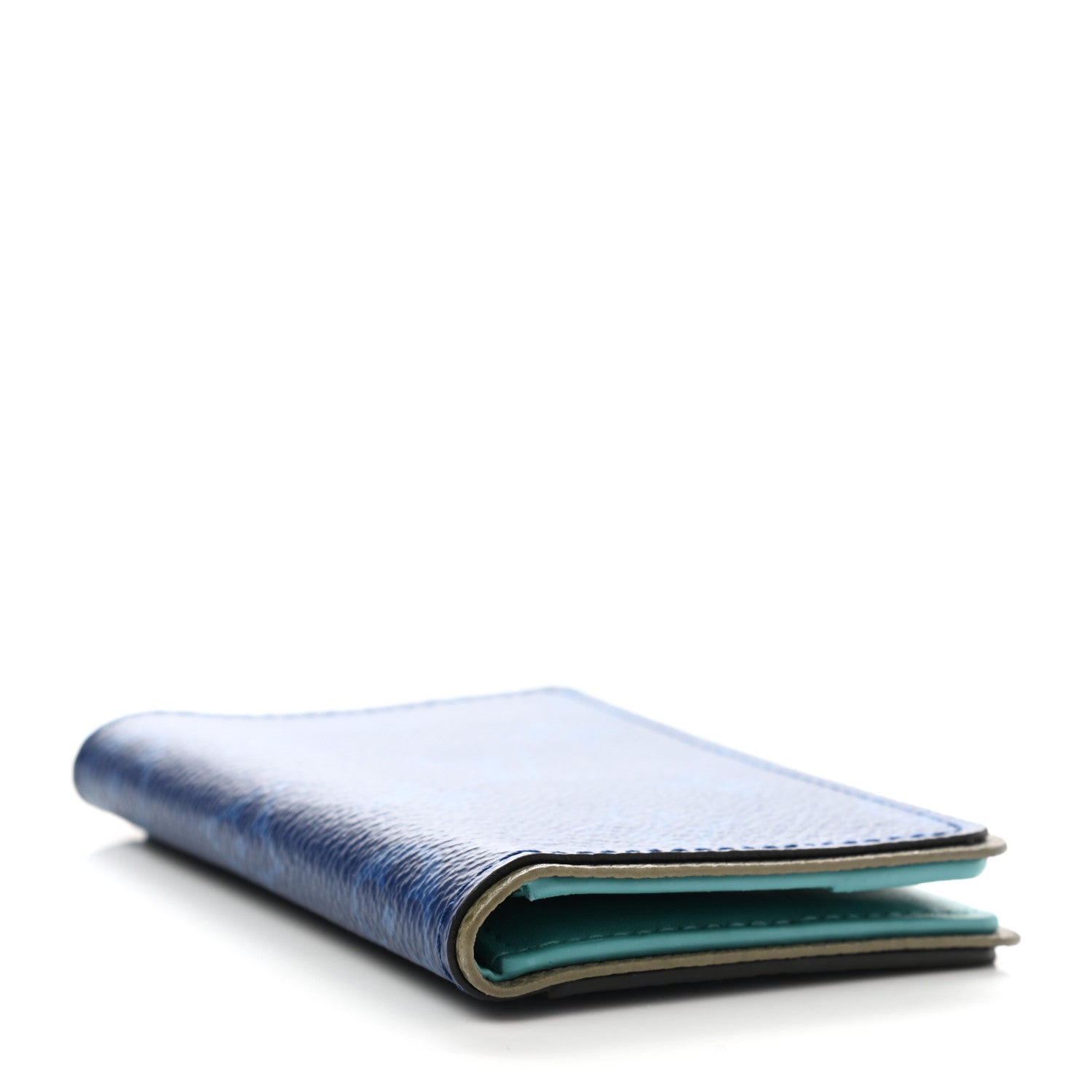 Louis Vuitton Monogram Outdoor Slender Wallet Pacific Blue 5 of 9