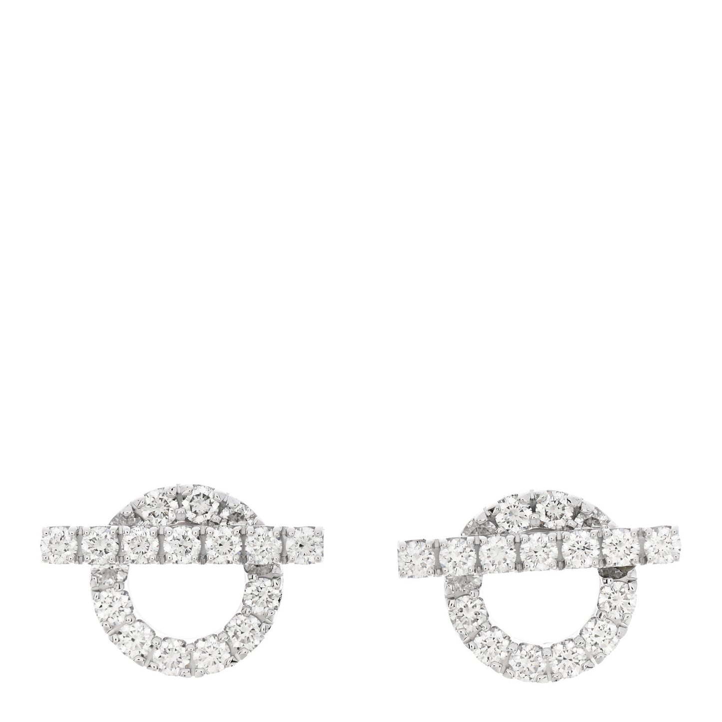 18K White Gold Diamond Finesse Earrings