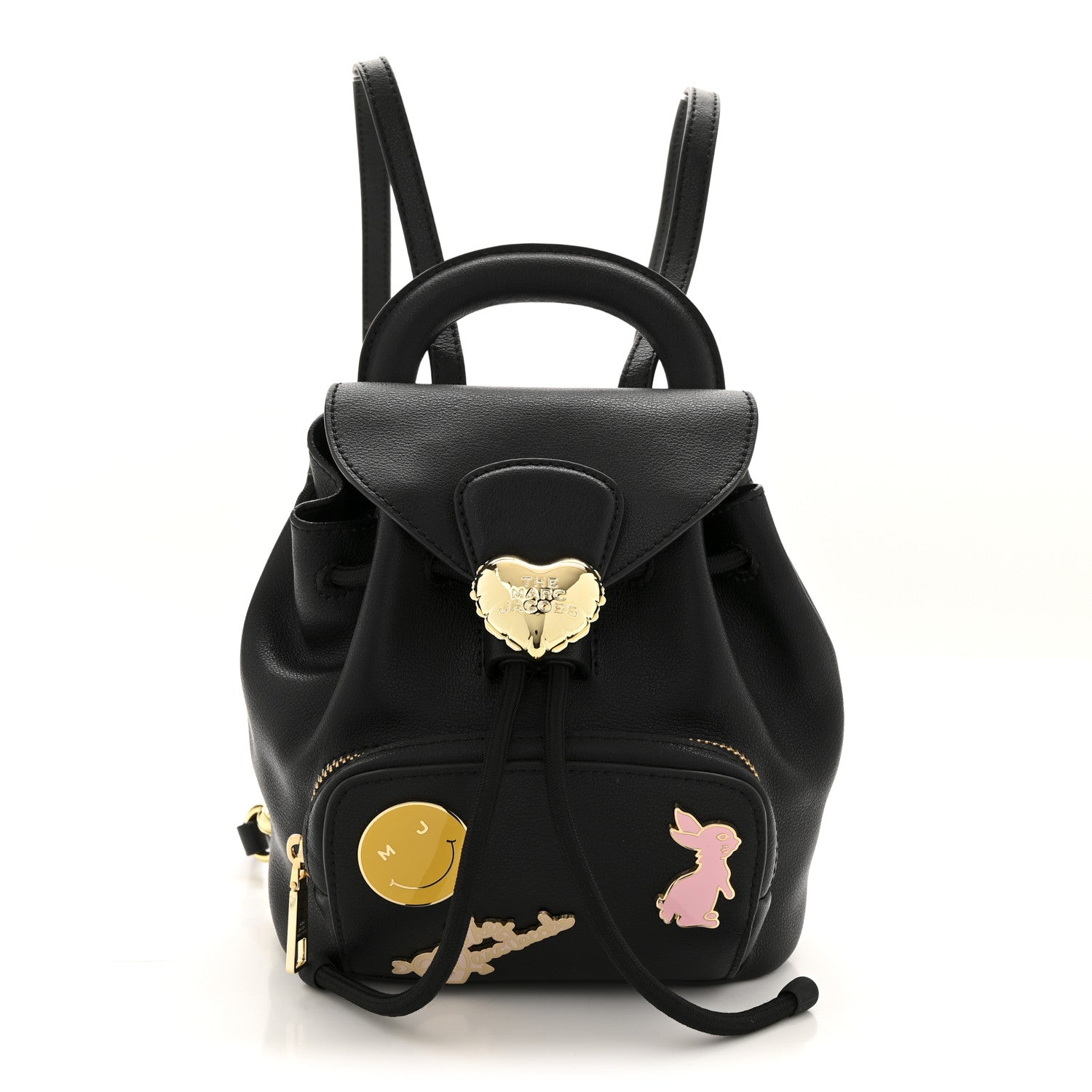 Marc Jacobs Calfskin The Bubble Backpack Black 1 of 12