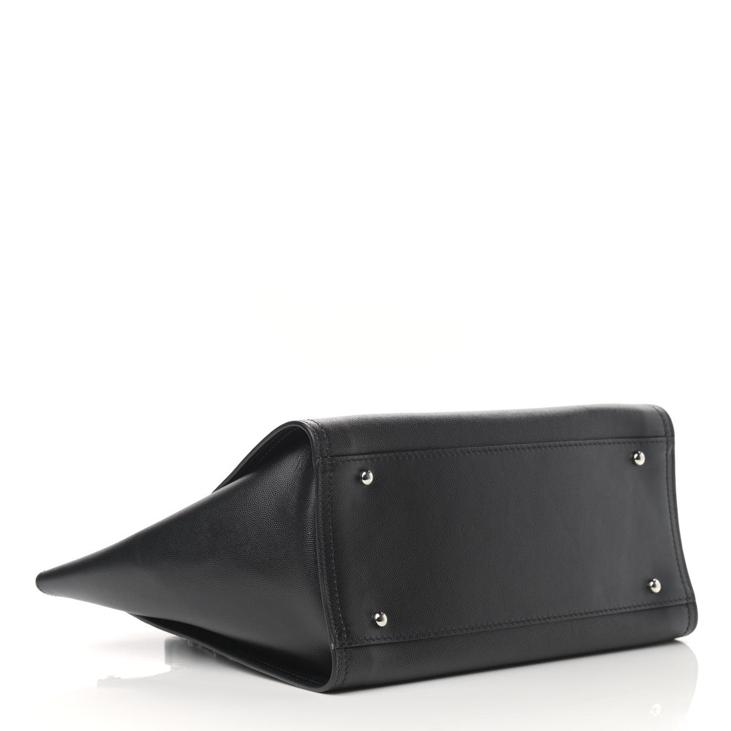 Caviar Small Studded Deauville Tote Black