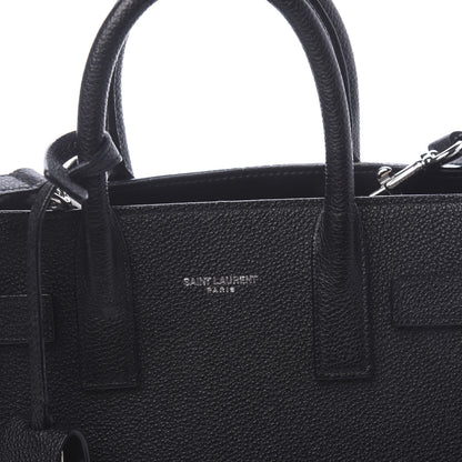 Saint Laurent Grained Calfskin Nano Sac De Jour Black 10 of 11