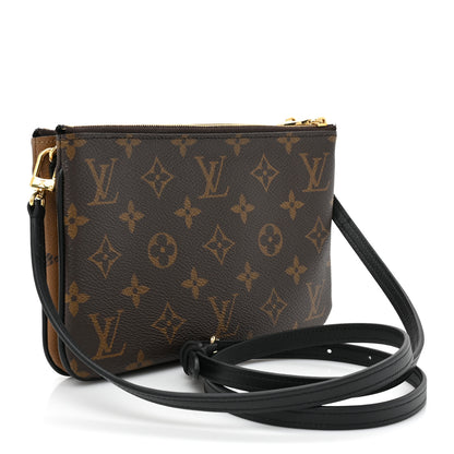Louis Vuitton Reverse Monogram Giant Double Zip Pochette 3 of 11