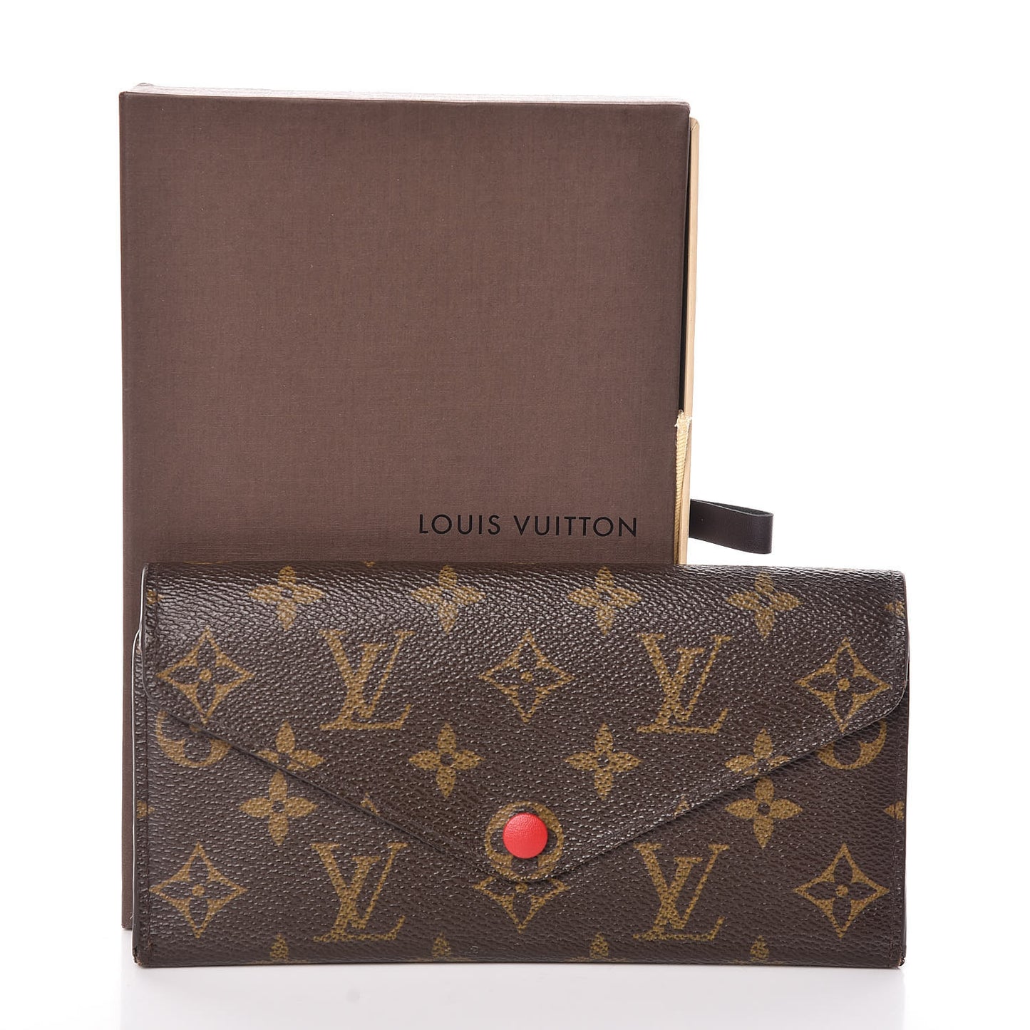 Monogram Josephine Wallet Red