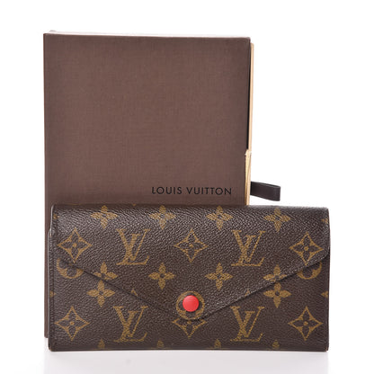 Louis Vuitton Monogram Josephine Wallet Red 7 of 7