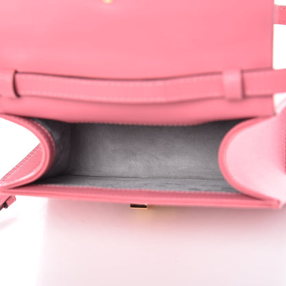 Gucci Satin Crystal Mini Sylvie Top Handle Bag Peony 5 of 9