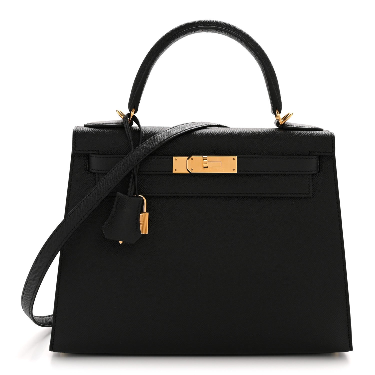 Hermes Epsom Kelly Sellier 28 Black 1 of 13