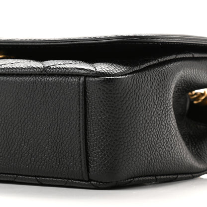 Chanel Caviar Quilted Small CC Filigree Flap Black 9 of 9