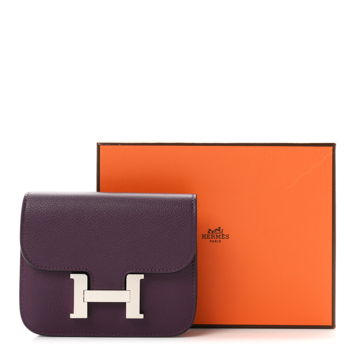 Evercolor Constance Slim Wallet Cassis