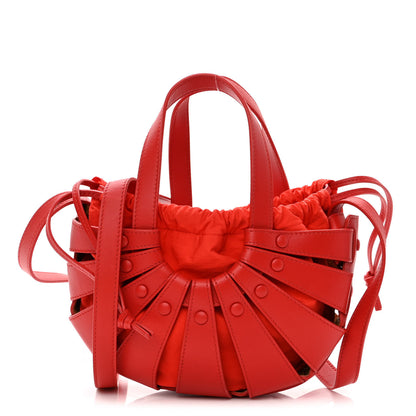 Bottega Veneta French Calfskin Small Shell Bag Chili Tomato 1 of 9