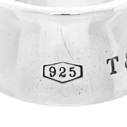 Tiffany Sterling Silver Wide 1837 Ring 51 5.75 6 of 7