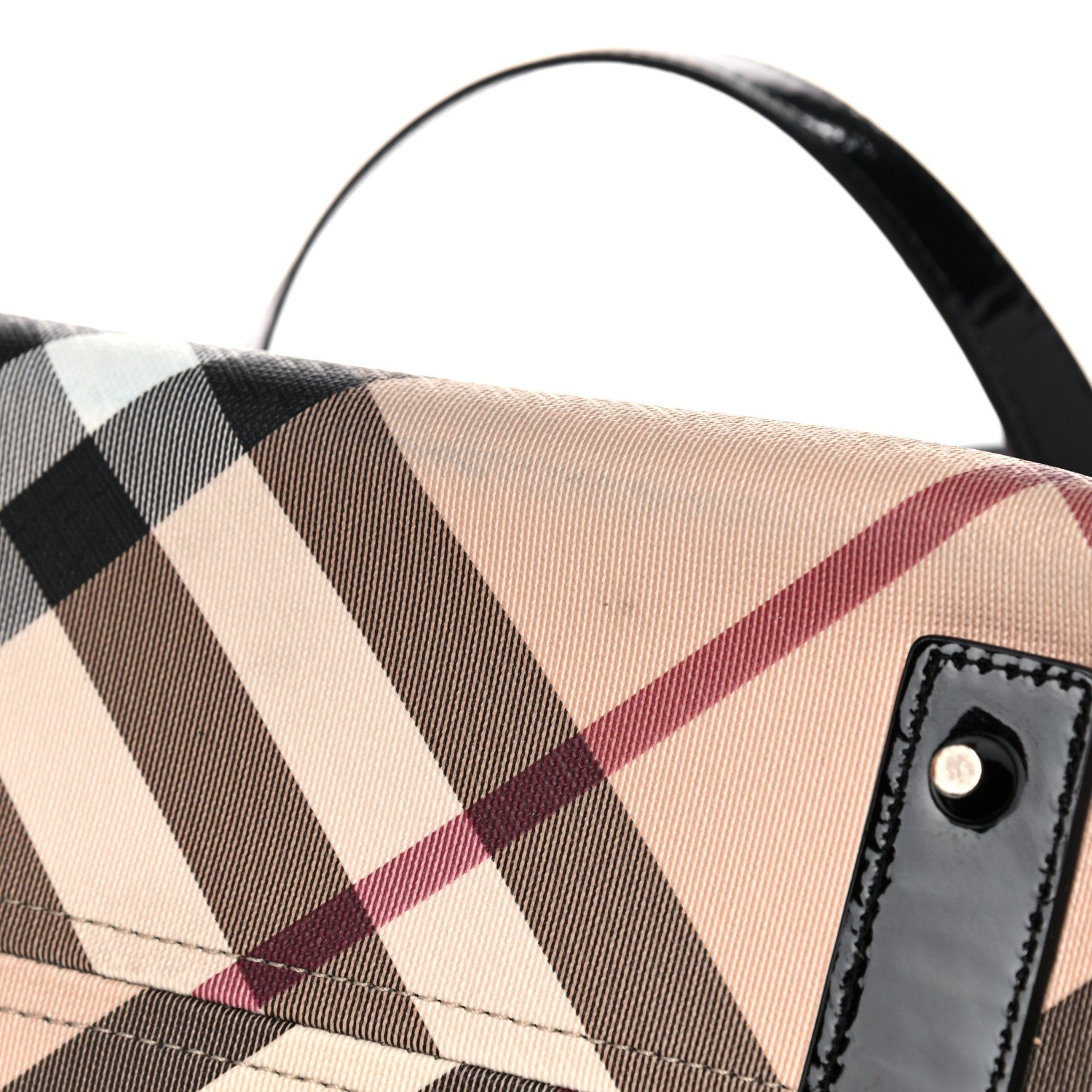Burberry Nova Check Large Nickie Tote Black 15 of 18