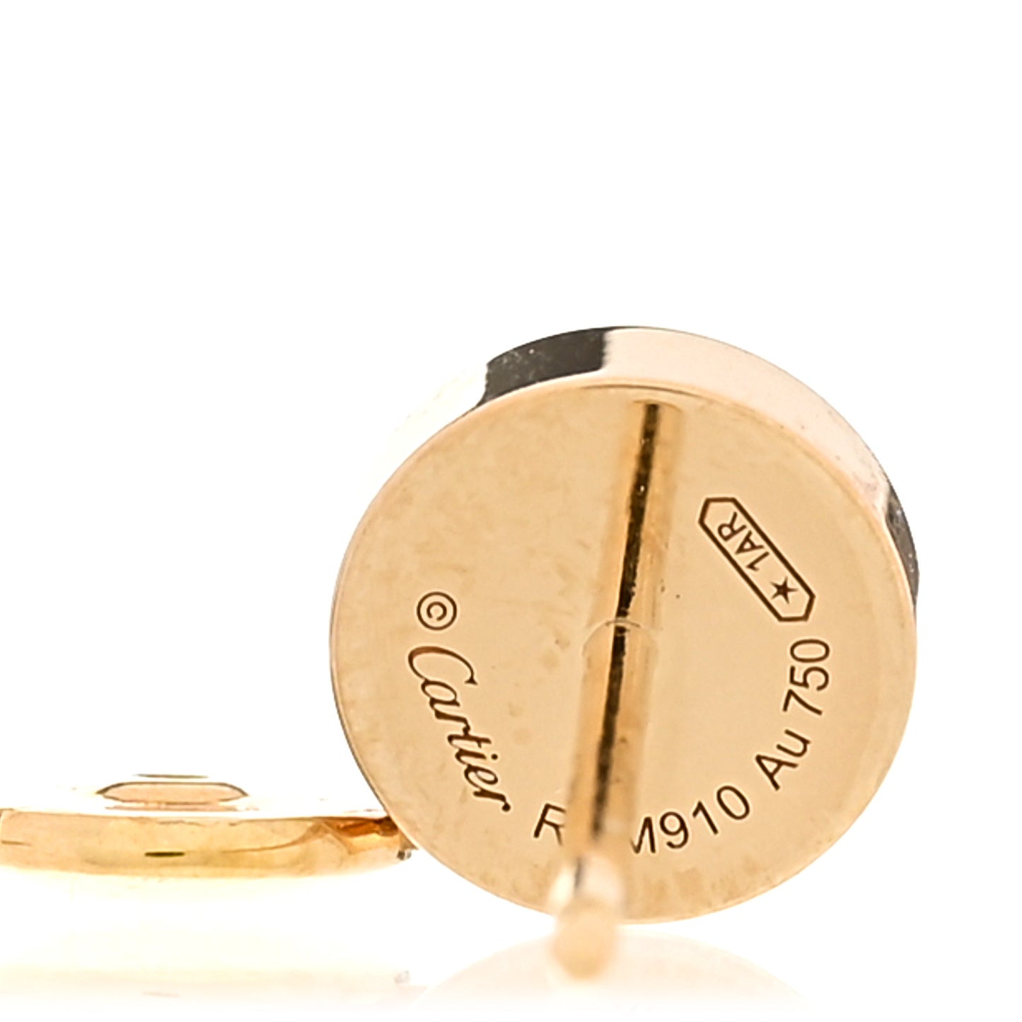 18K Yellow Gold LOVE Earrings