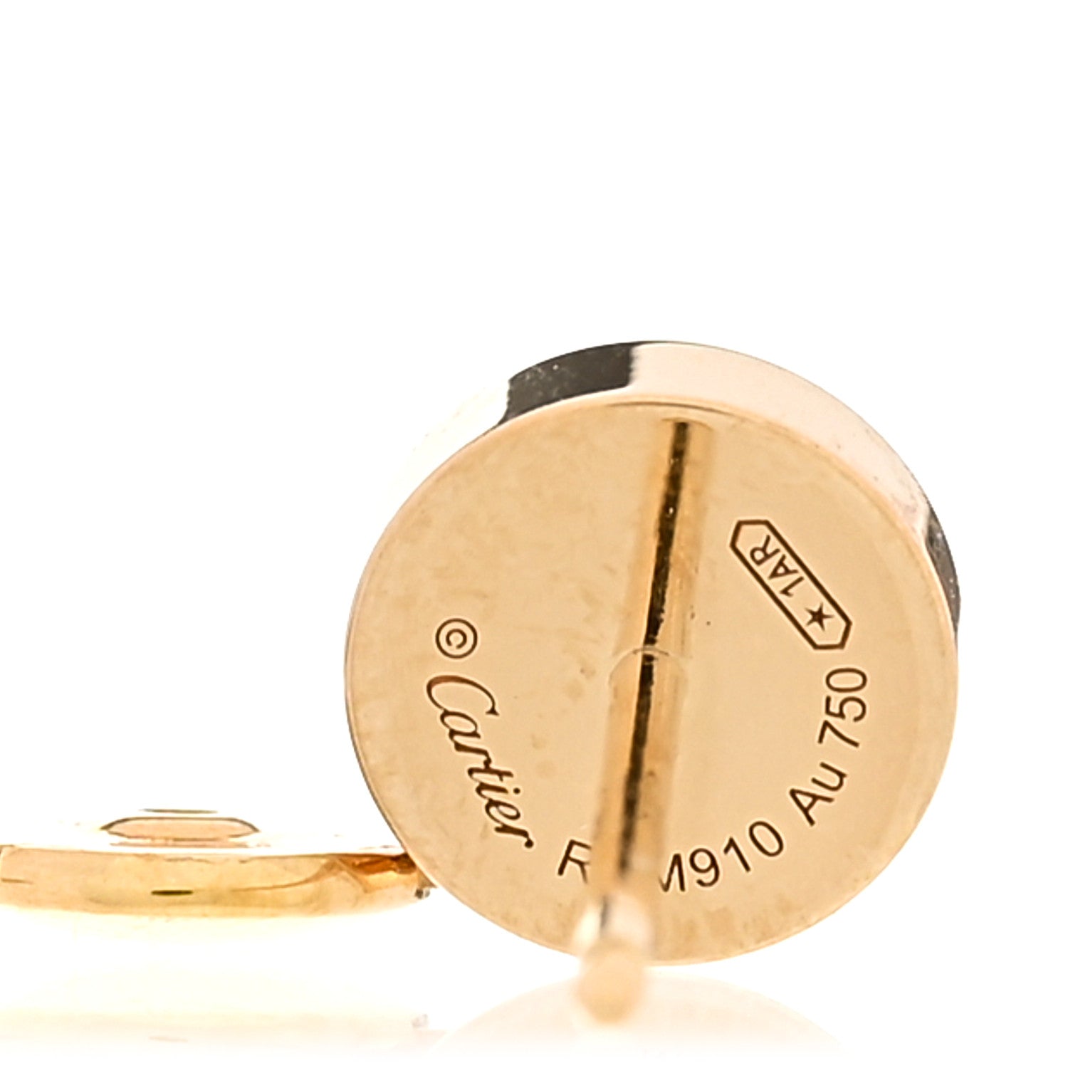 Cartier 18K Yellow Gold LOVE Earrings 4 of 5