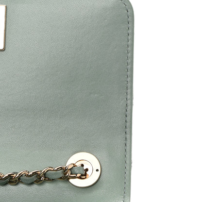 Chanel Lambskin Quilted Mini Trendy CC Wallet On Chain WOC Grey 11 of 11