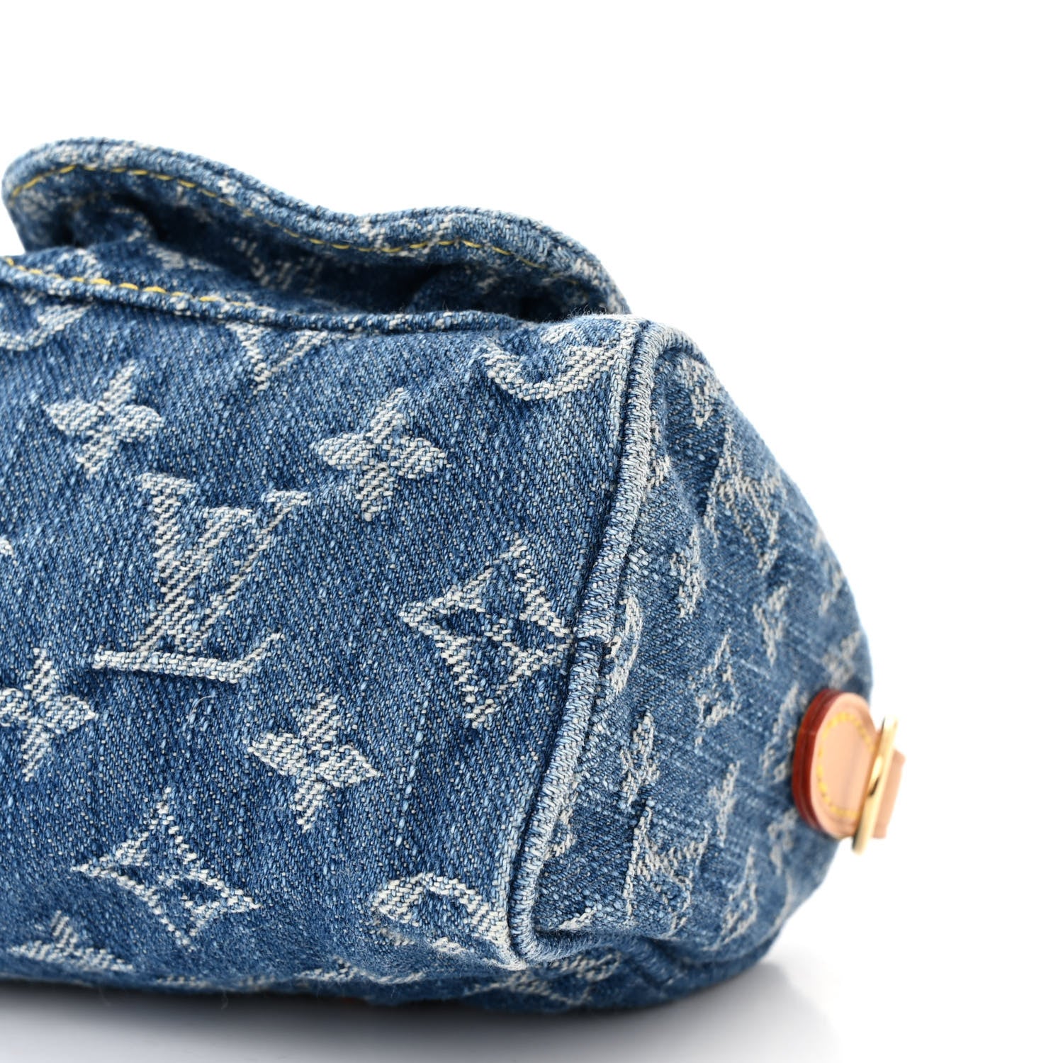 Louis Vuitton Monogram Denim Nano Speedy Blue 9 of 10
