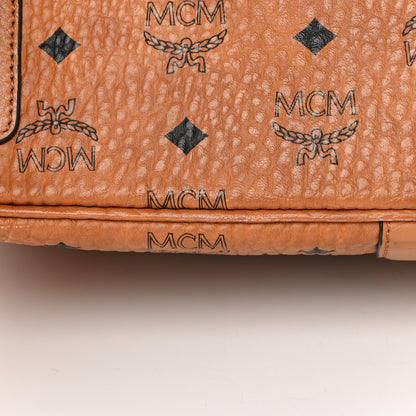MCM Visetos Medium Liz Reversible Shopper Tote Cognac 16 of 19