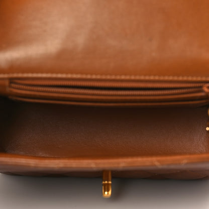 Chanel Lambskin Quilted Flap Bag Brown 4 of 8