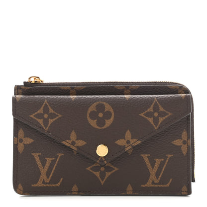 Louis Vuitton Monogram Recto Verso Card Holder Black 1 of 6