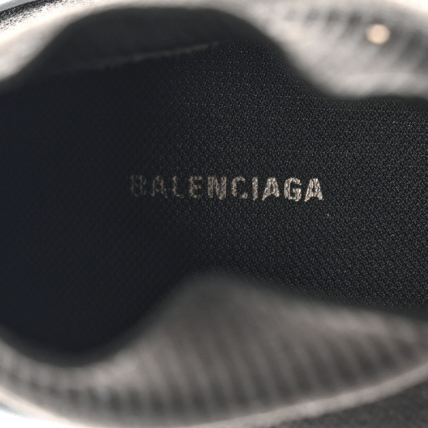 Balenciaga Technical 3D Recycled Knit Mens Speed Sneakers 42 Monocolor Black 7 of 8