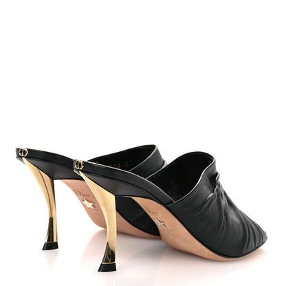 Christian Dior Lambskin D-Fame Mule Sandals 37 Black 5 of 11